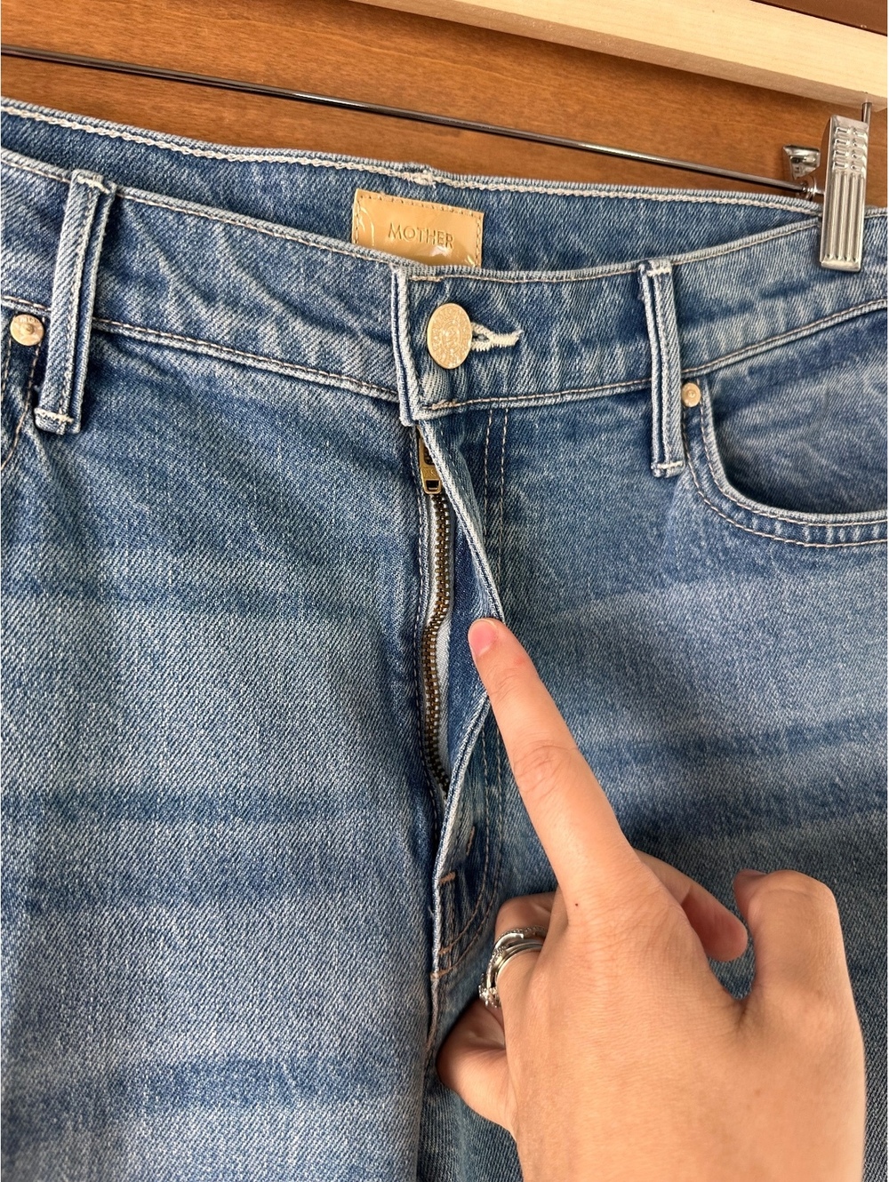 NWT MOTHER The Mid Rise Maven Ankle Jeans in Magic School Bus Wash Women’s 29 - Picture 3 of 15
